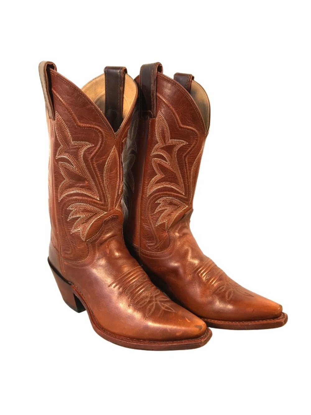 Justin Classic Womens Brown Torino Leather Western Boots 6.5 B